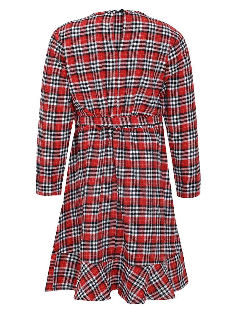 red cotton frock - 16751065 - Standard Image - 1