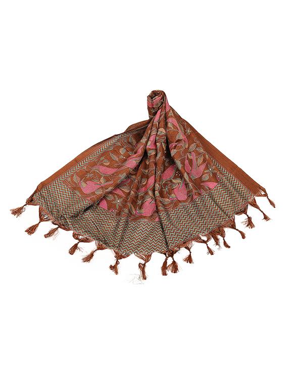 conversational printed dupatta  - 16753309 -  Standard Image - 1
