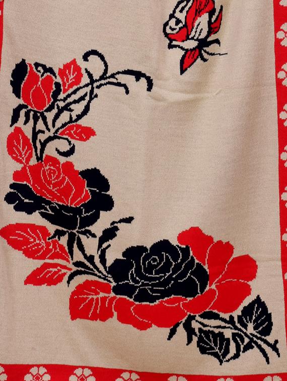self design wool shawl - 16753357 - Standard Image - 1
