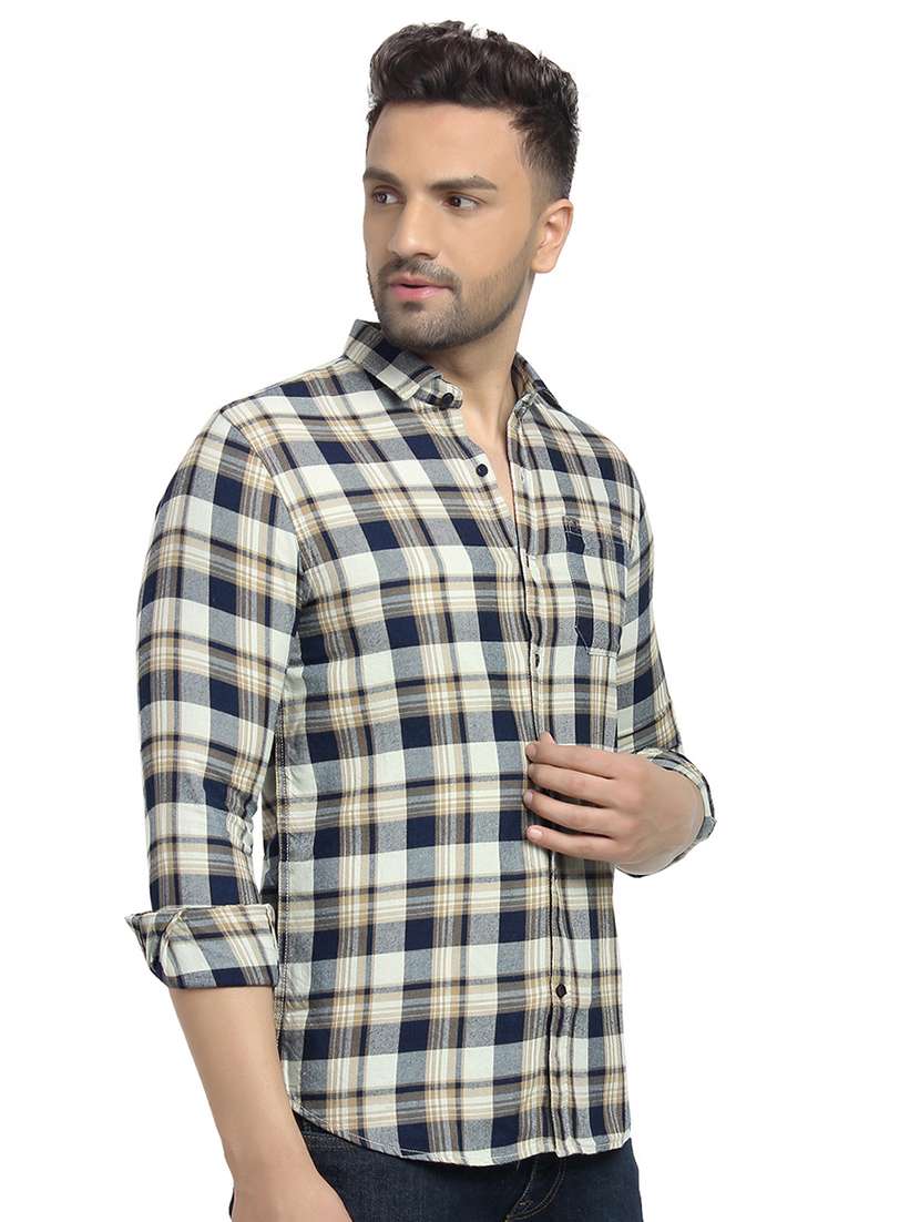mens checks casual shirt - 16753430 -  Standard Image - 1