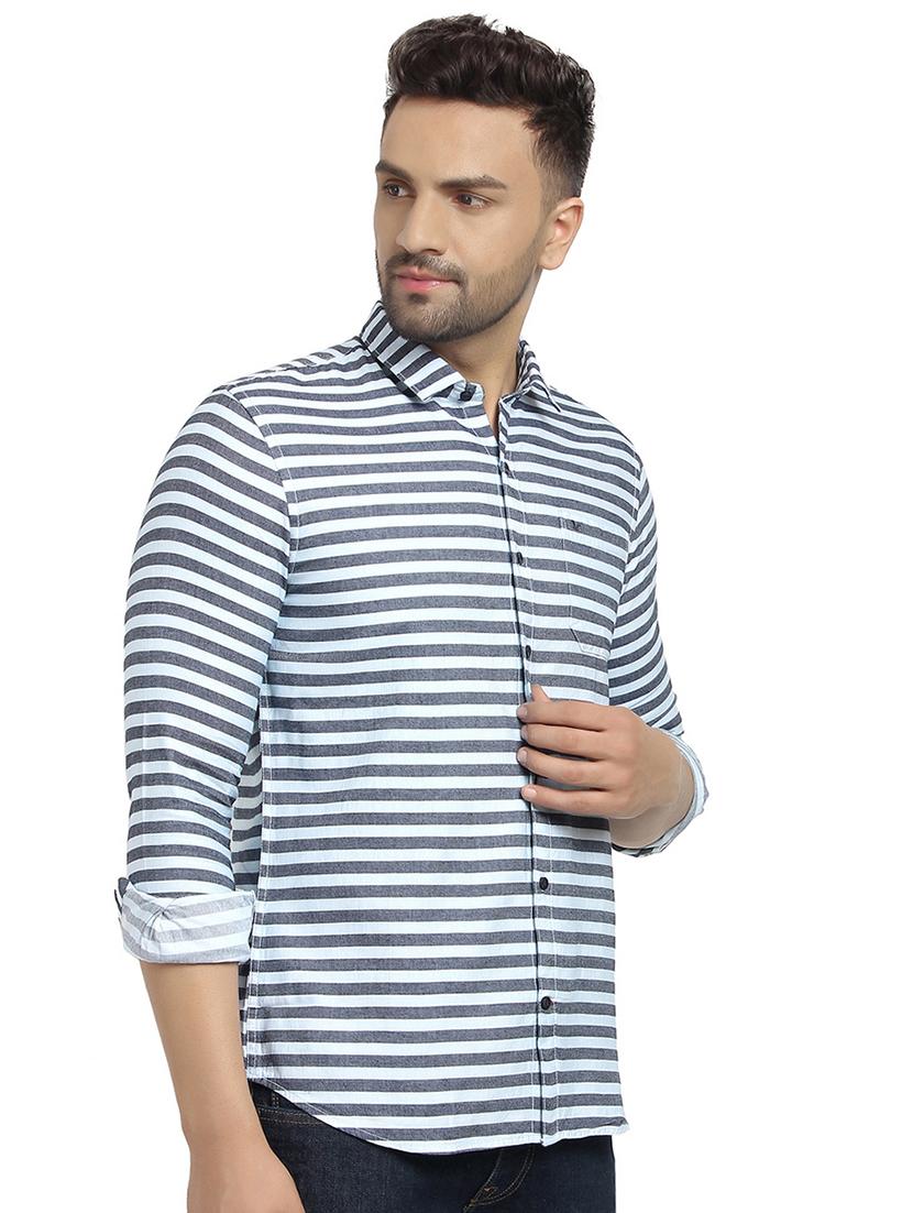 mens stripes casual shirt - 16753433 - Standard Image - 1
