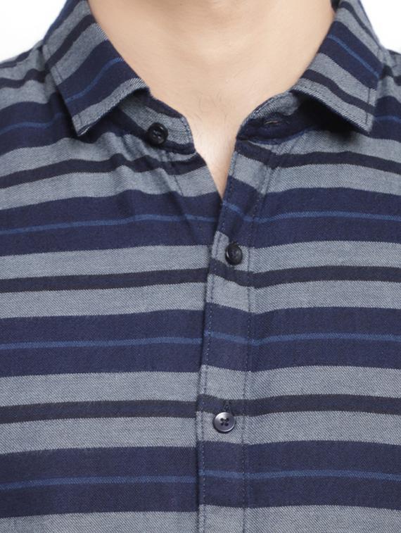 mens stripes casual shirt - 16753435 - Standard Image - 4