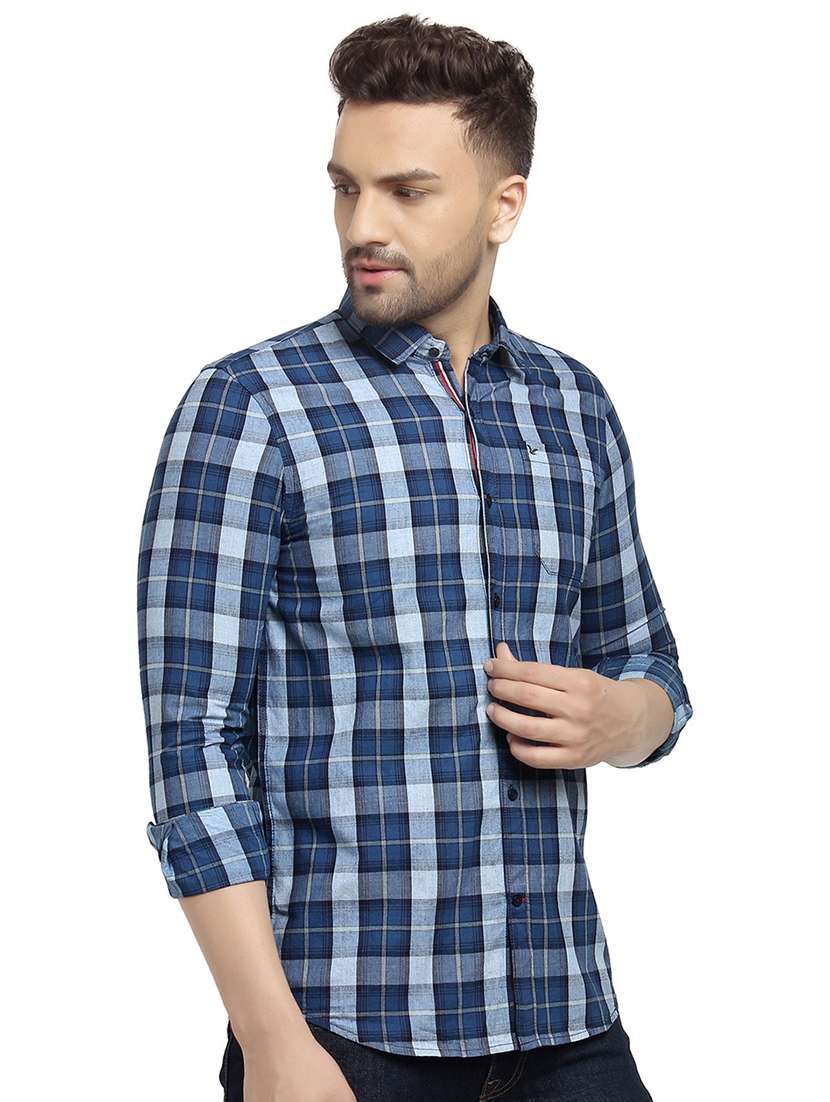 mens checks casual shirt - 16753437 -  Standard Image - 1