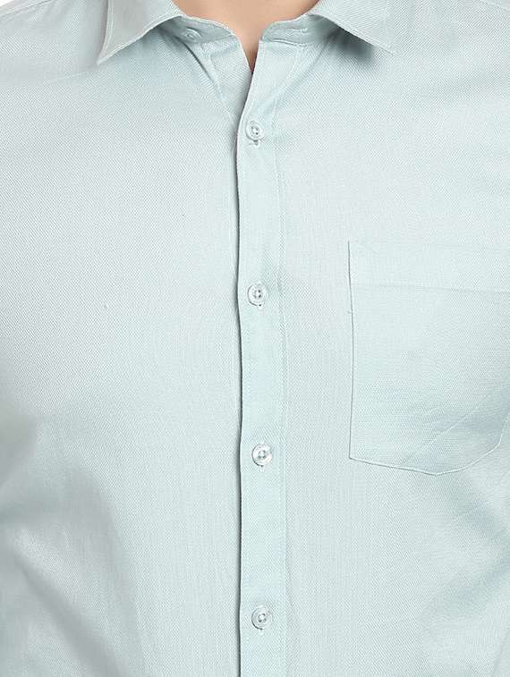 mens solids formal shirt - 16753459 - Standard Image - 4