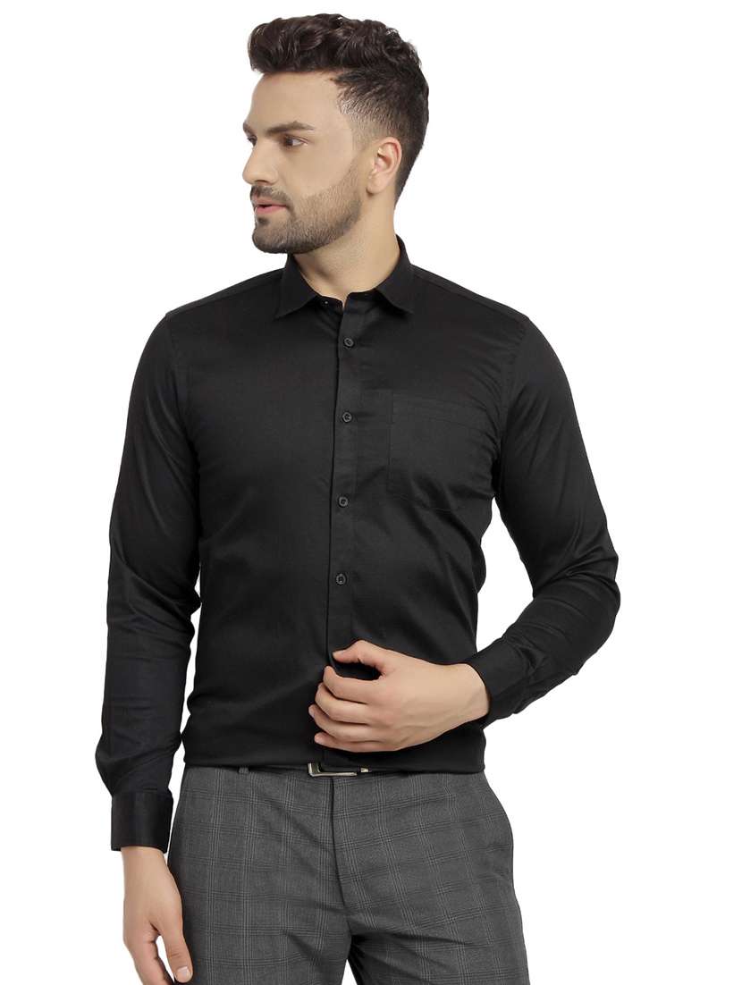 mens solids formal shirt