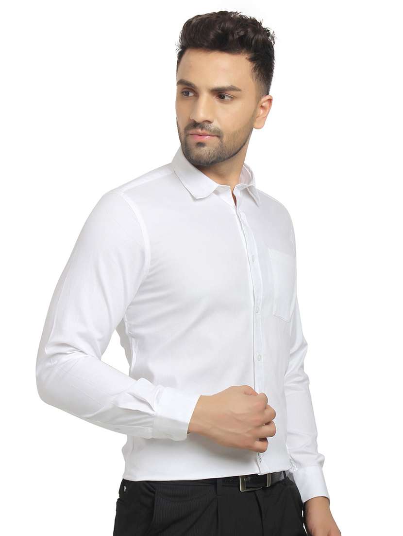 mens solids formal shirt - 16753464 -  Standard Image - 1
