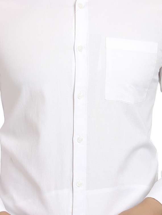 mens solids formal shirt - 16753464 -  Standard Image - 4