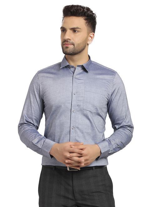 mens solids formal shirt - 16753470 - Standard Image - 0