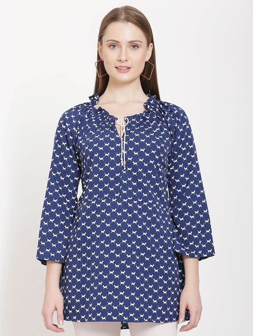 tie up neck quirky tunic 