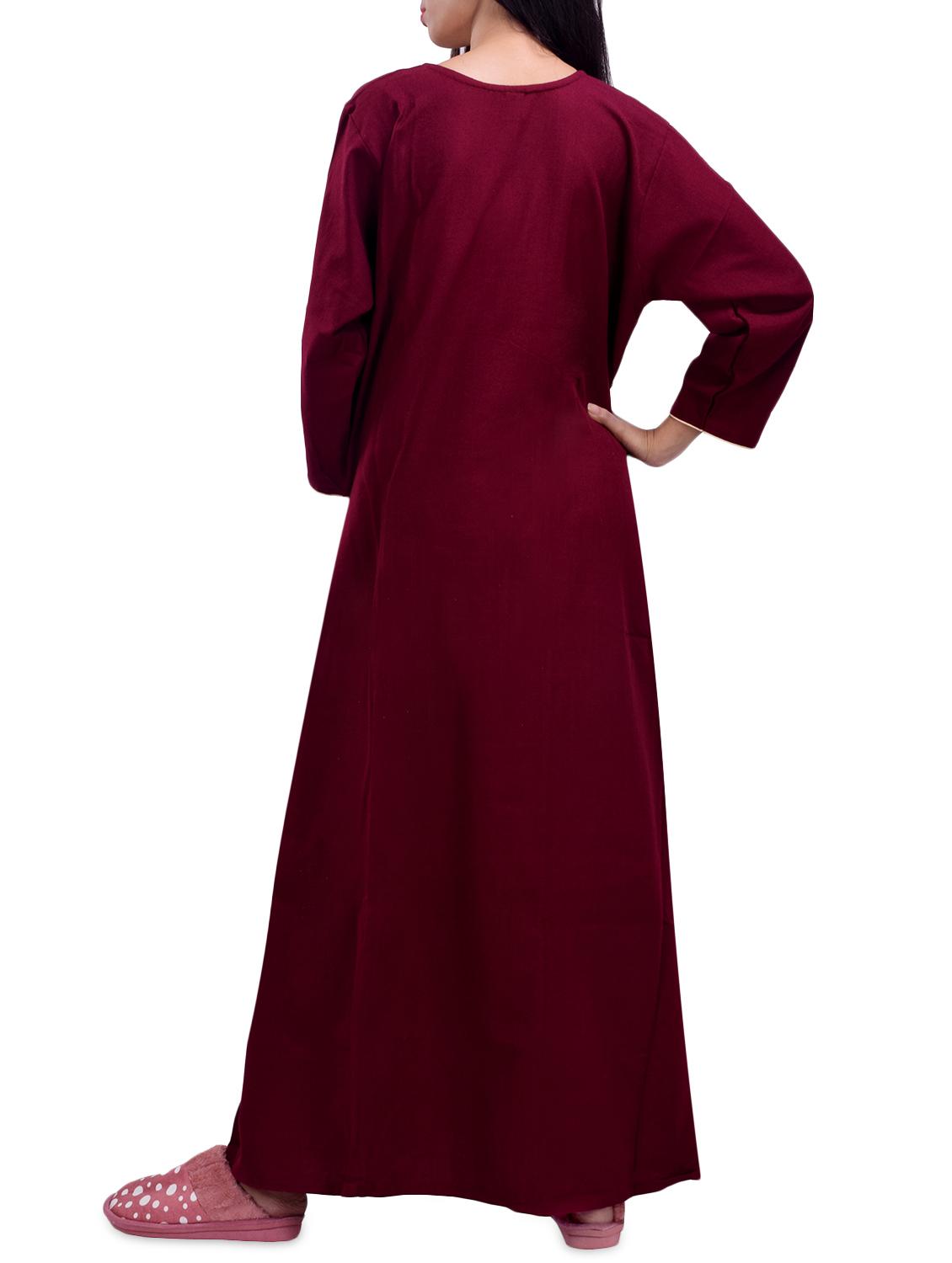 embroidered woolen nighty - 16754624 -  Standard Image - 1