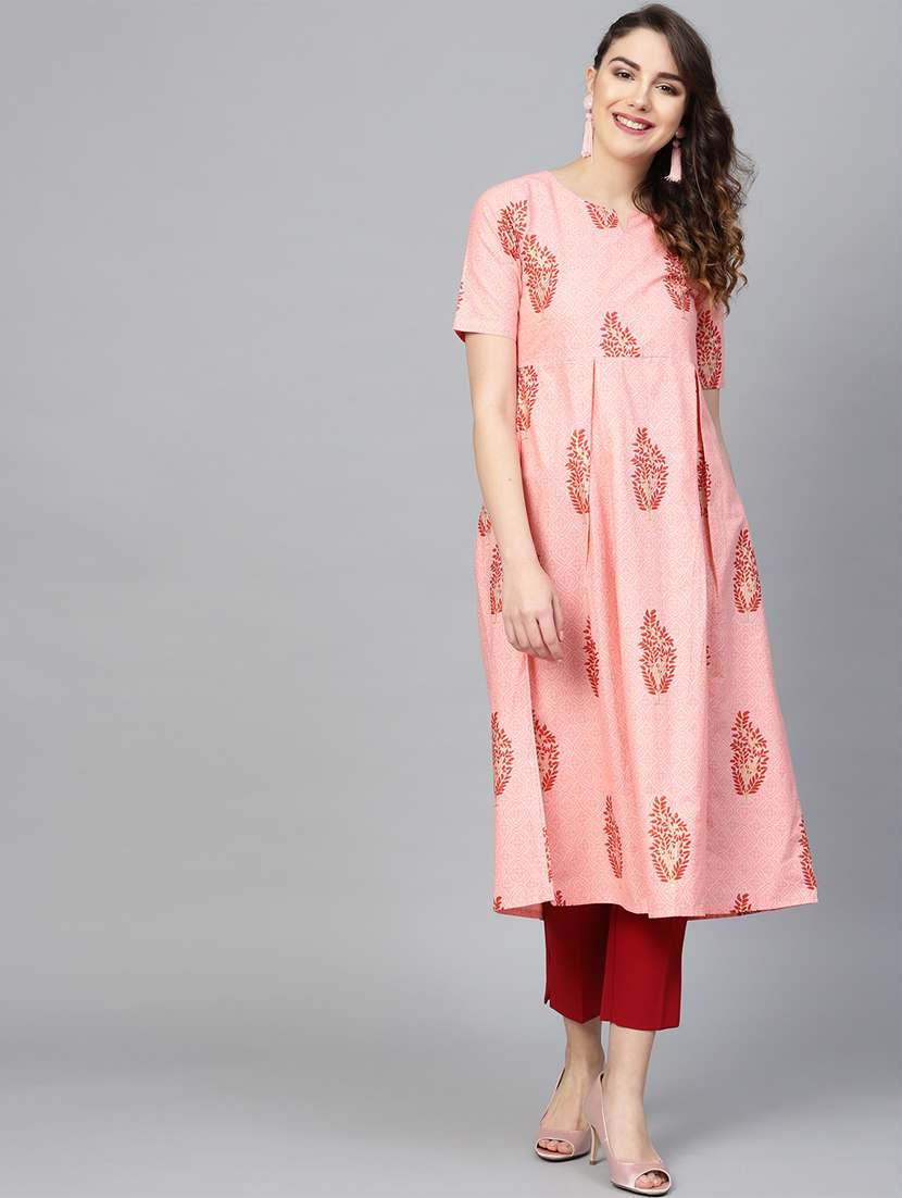 floral a-line kurta