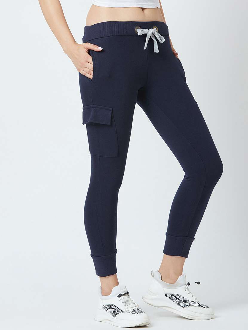 drawstring pocket detail track pant