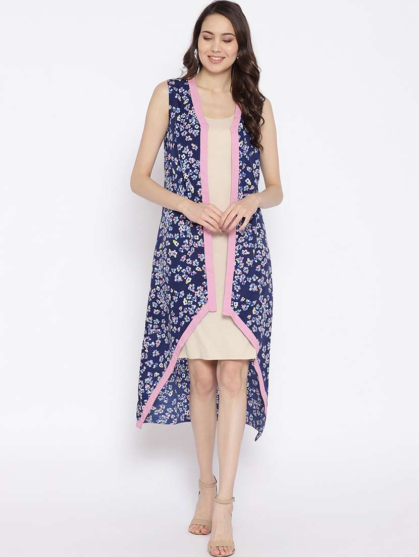 floral printed regular shrug