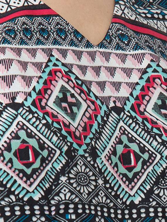 v-neck aztec jumpsuit  - 16764137 -  Standard Image - 4
