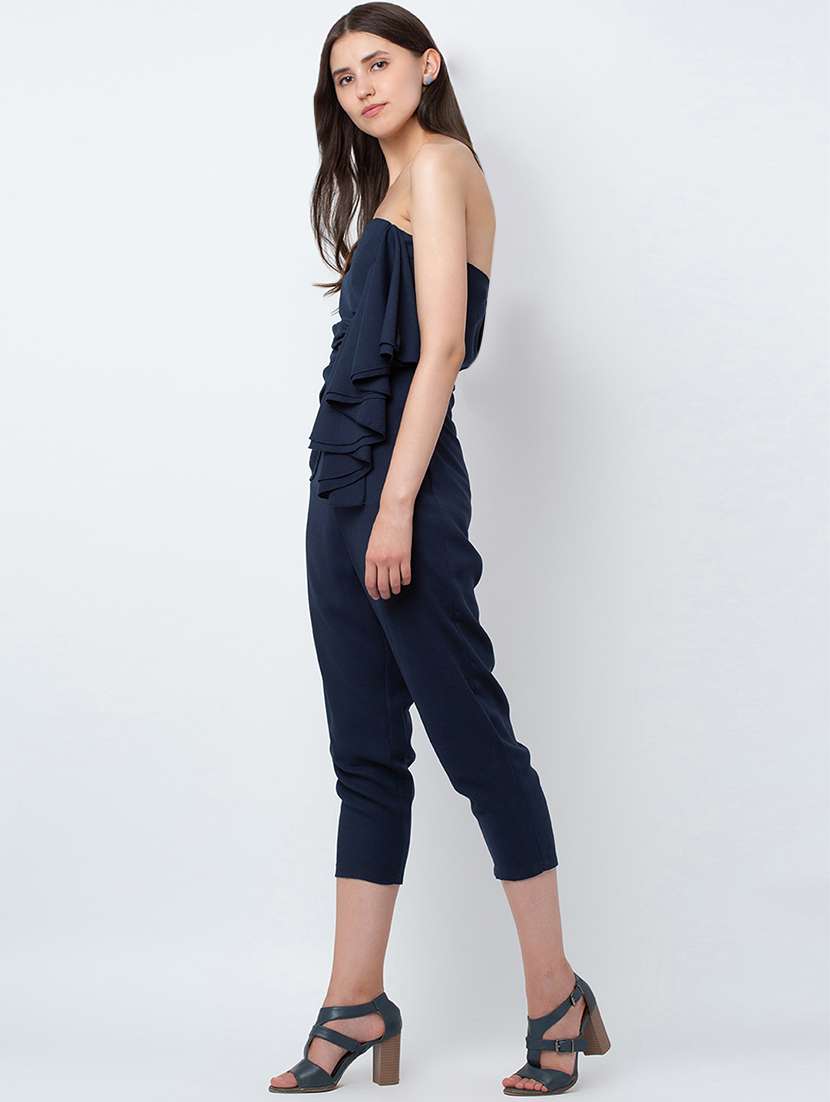 ruffle detail tube jumpsuit - 16764138 -  Standard Image - 1