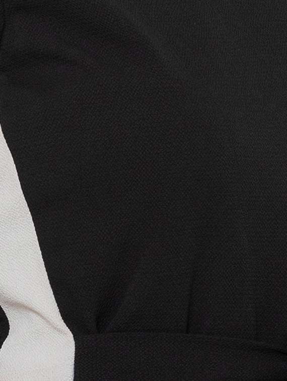 tie front contrast detail jumpsuit - 16764139 -  Standard Image - 4