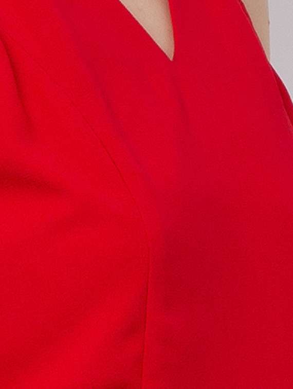 choker neck flared jumpsuit - 16764147 -  Standard Image - 4