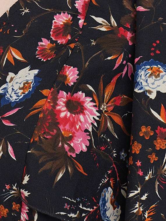 tie back floral  jumpsuit - 16764156 -  Standard Image - 4