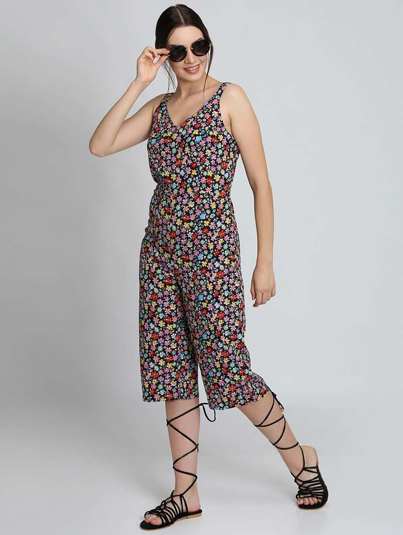 cami neck floral jumpsuit