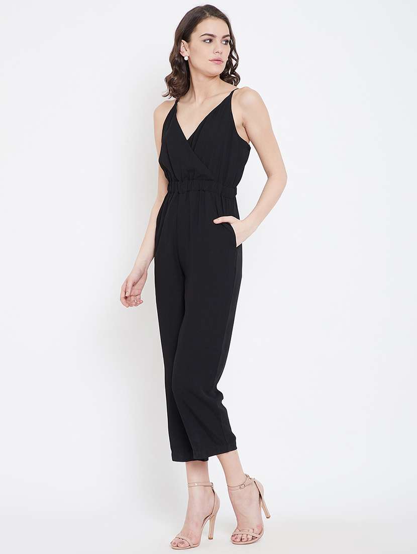 pocket detail gathered jumpsuit - 16764179 -  Standard Image - 1