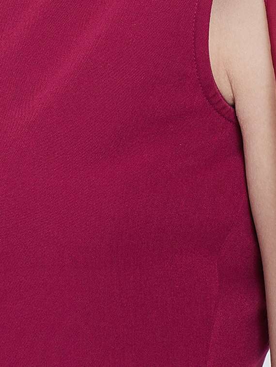 exaggerated sleeved color block jumpsuit - 16764182 -  Standard Image - 4