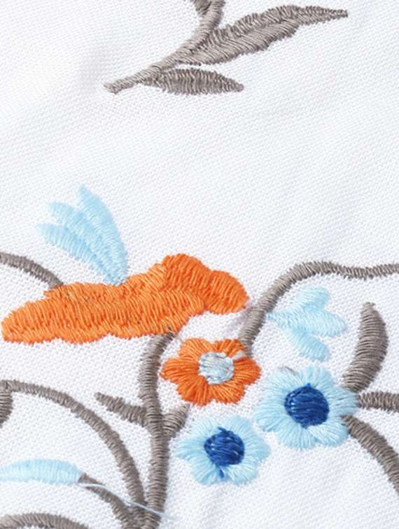 v-neck embroidered detail top - 16764202 -  Standard Image - 4