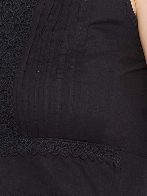 women's crop round neck top - 16764207 -  Standard Image - 4