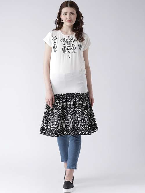 embroidered detail peplum tunic - 16764249 -  Standard Image - 0