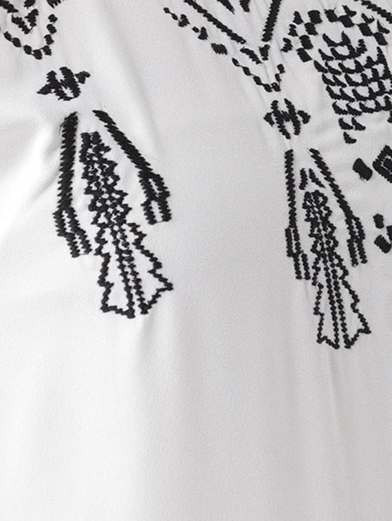 embroidered detail peplum tunic - 16764249 - Standard Image - 4