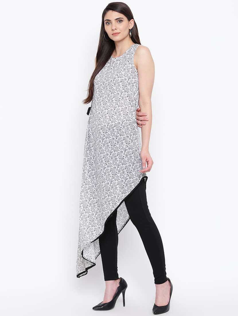 women's asymmetric kurta - 16764254 -  Standard Image - 1