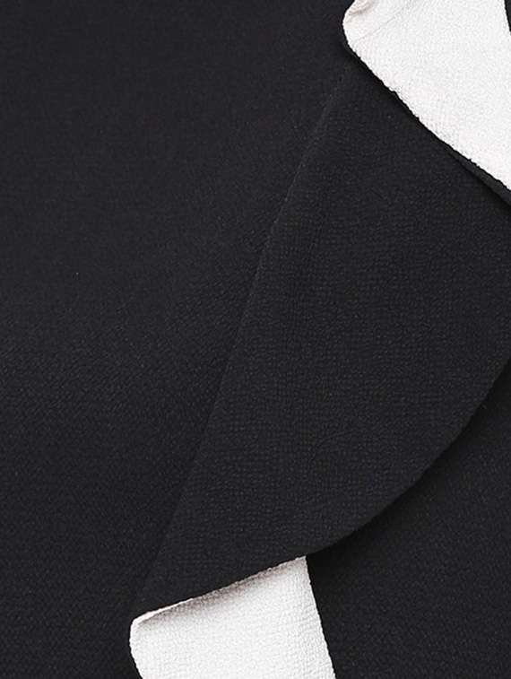 women's ruffle round neck top - 16764271 -  Standard Image - 4