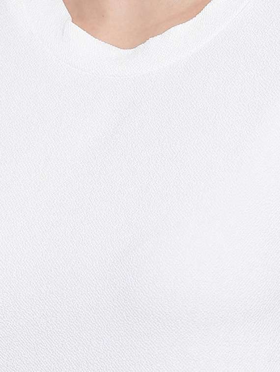 Women's Straight Round Neck Top - 16764285 -  Standard Image - 4