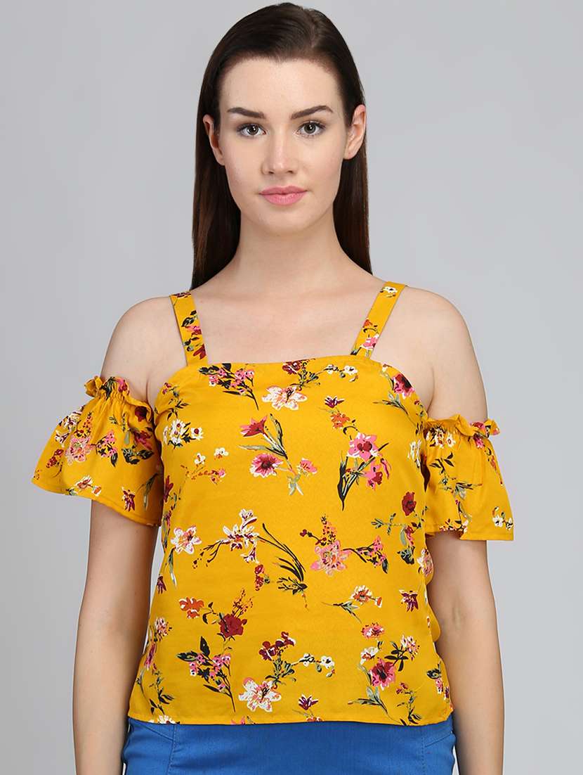 women's straight shoulder strap top