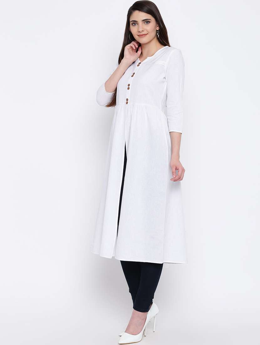 women's front slit kurta - 16764412 -  Standard Image - 1