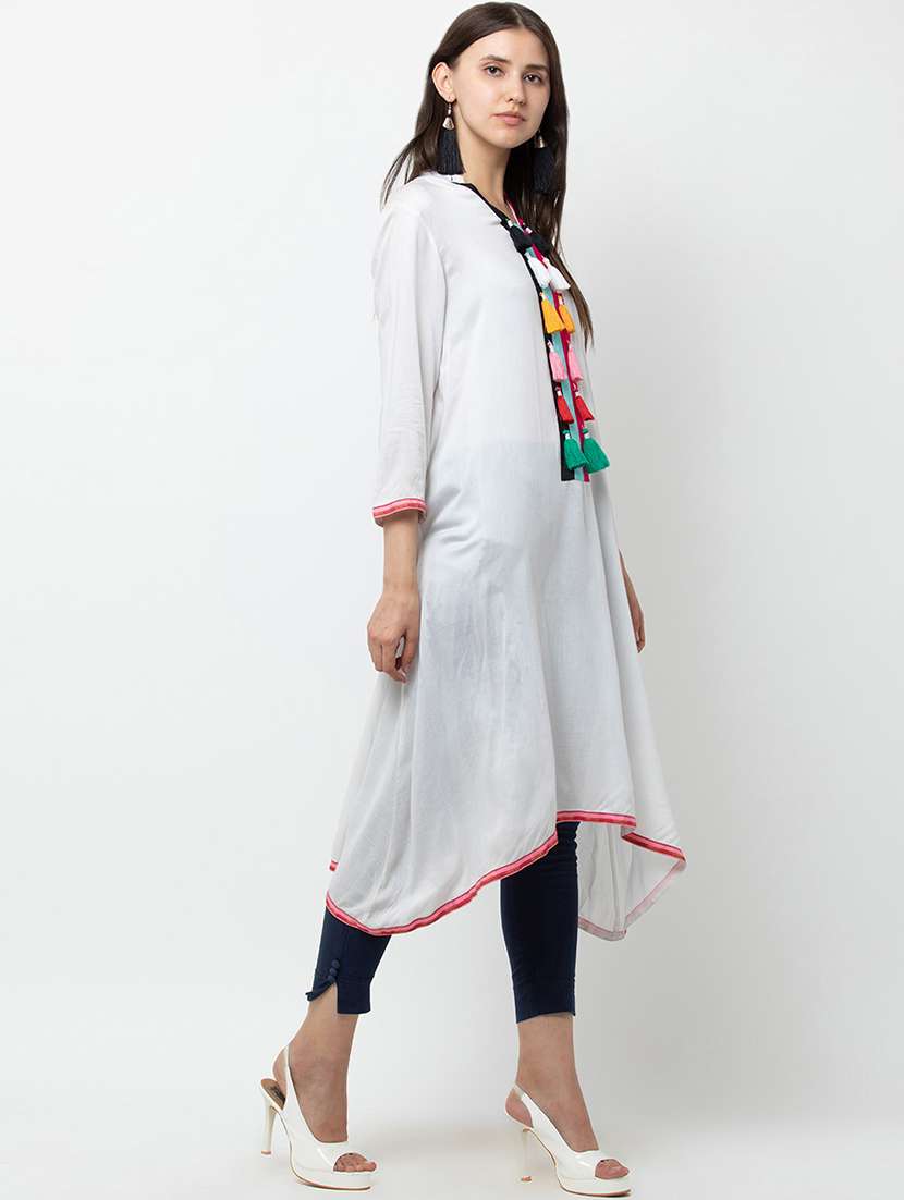 women's asymmetric kurta - 16764435 -  Standard Image - 1