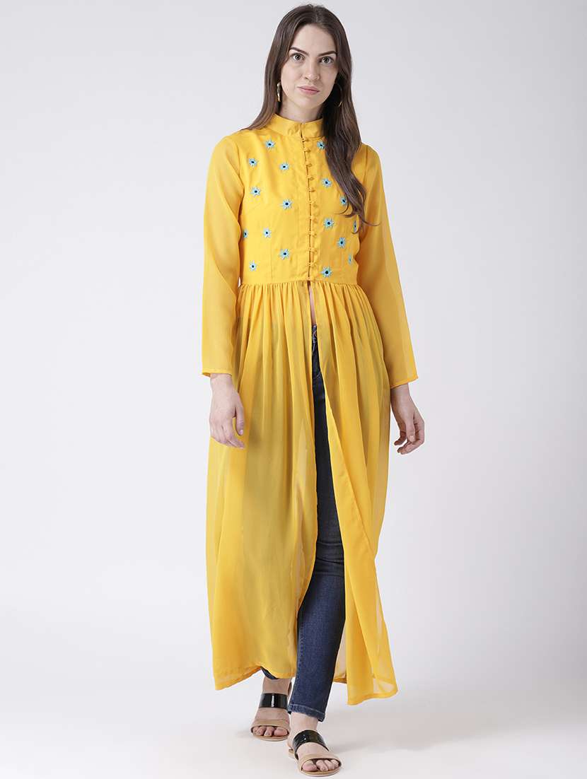 women's front slit kurta