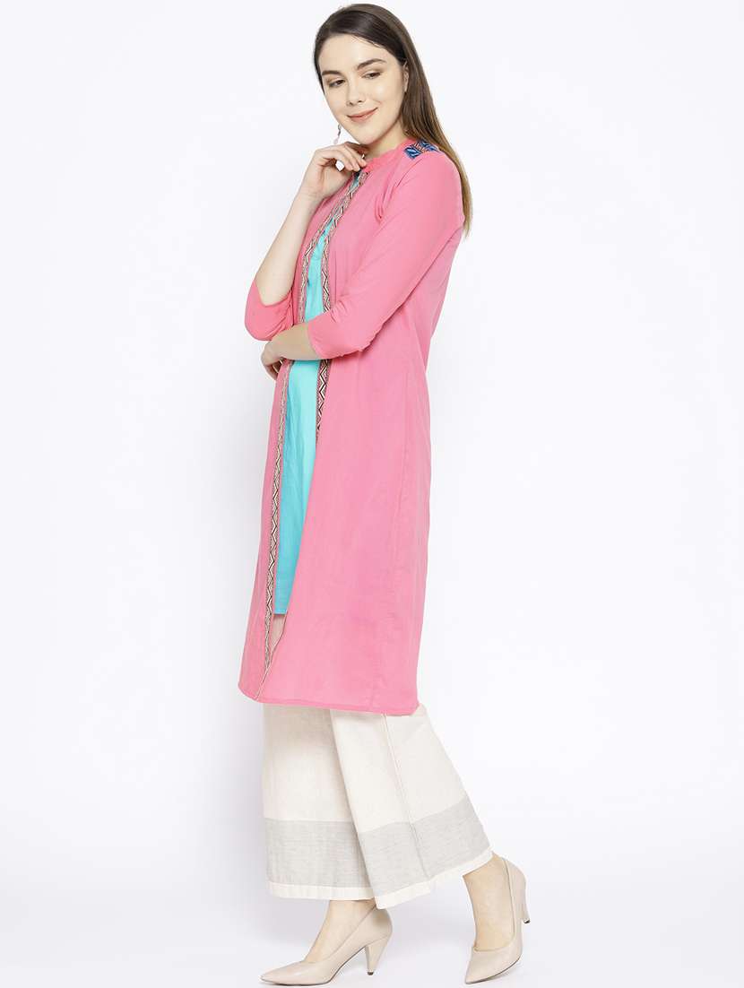 women's layered kurta - 16764459 -  Standard Image - 1