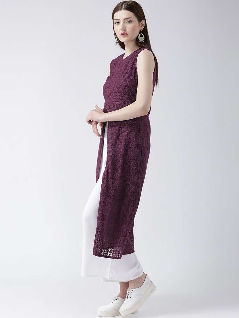 women's front slit kurta - 16764469 -  Standard Image - 1