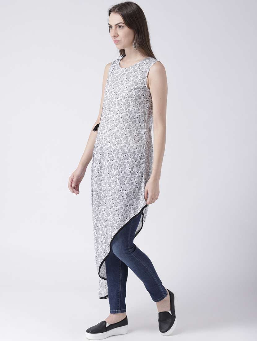 women's asymmetric kurta - 16764472 -  Standard Image - 1