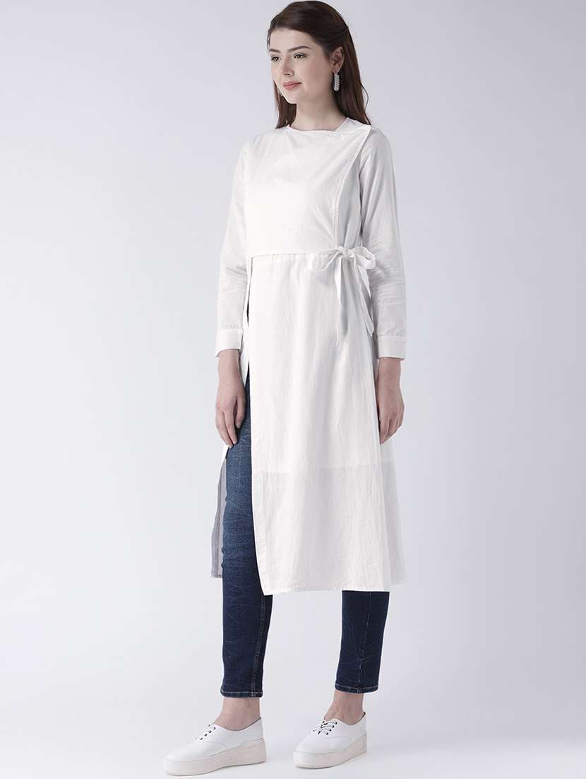 women's front slit kurta - 16764482 -  Standard Image - 1