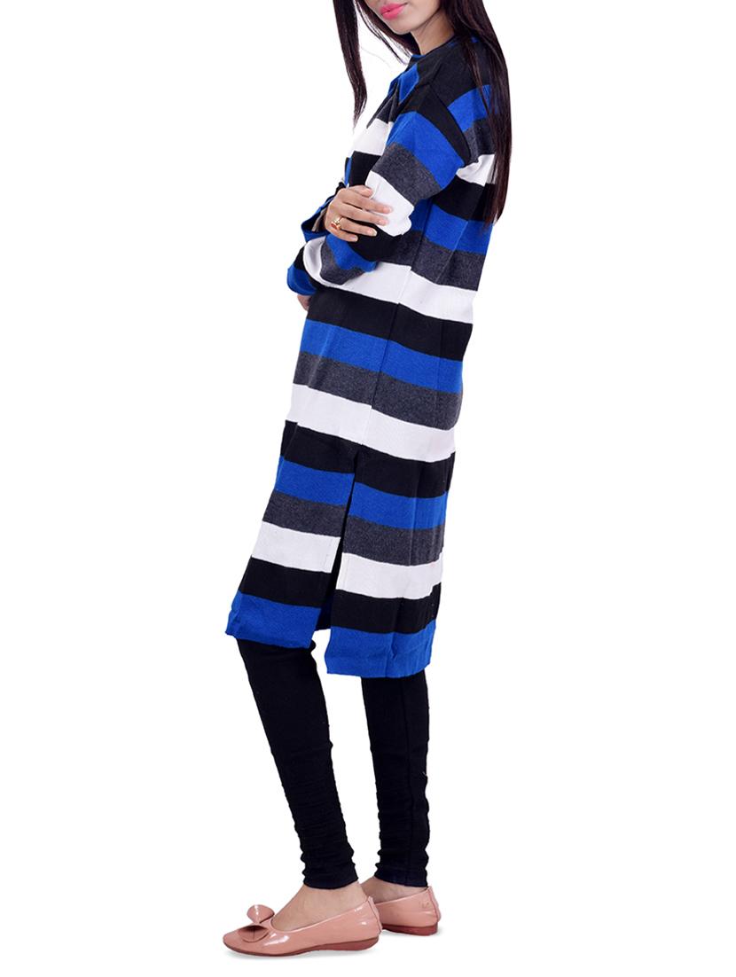 striped woolen kurta - 16764957 -  Standard Image - 1