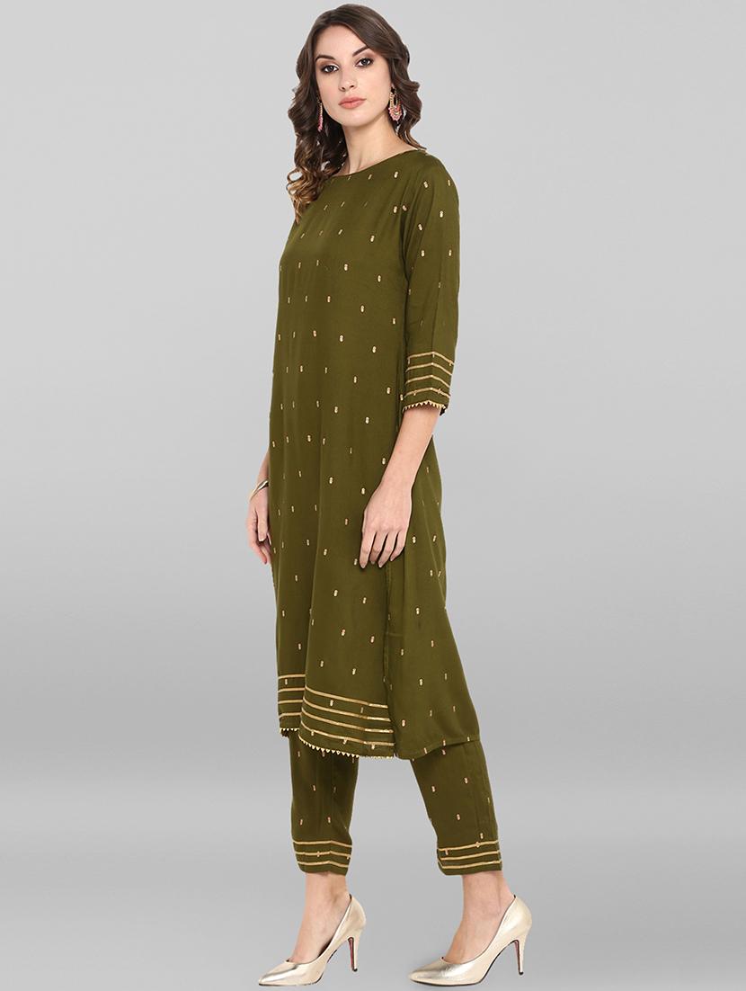 printed kurta pant set - 16765192 -  Standard Image - 1