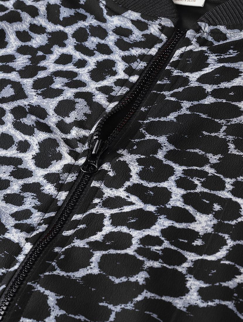 long sleeved animal print jacket - 16765258 -  Standard Image - 4