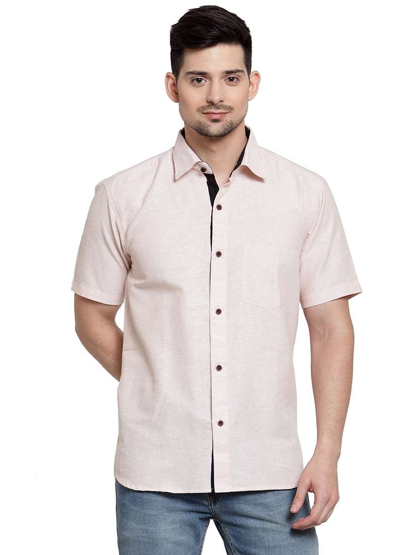 mens solid casual shirt