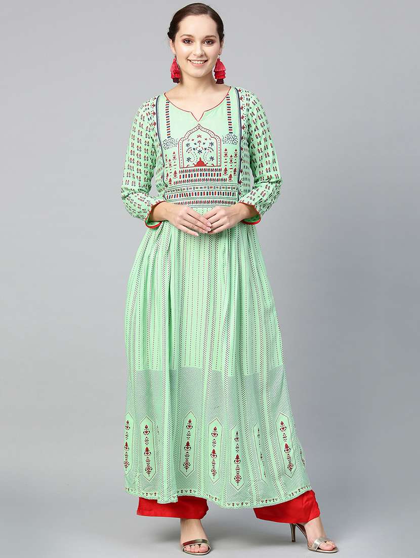 printed kurta palazzo set 