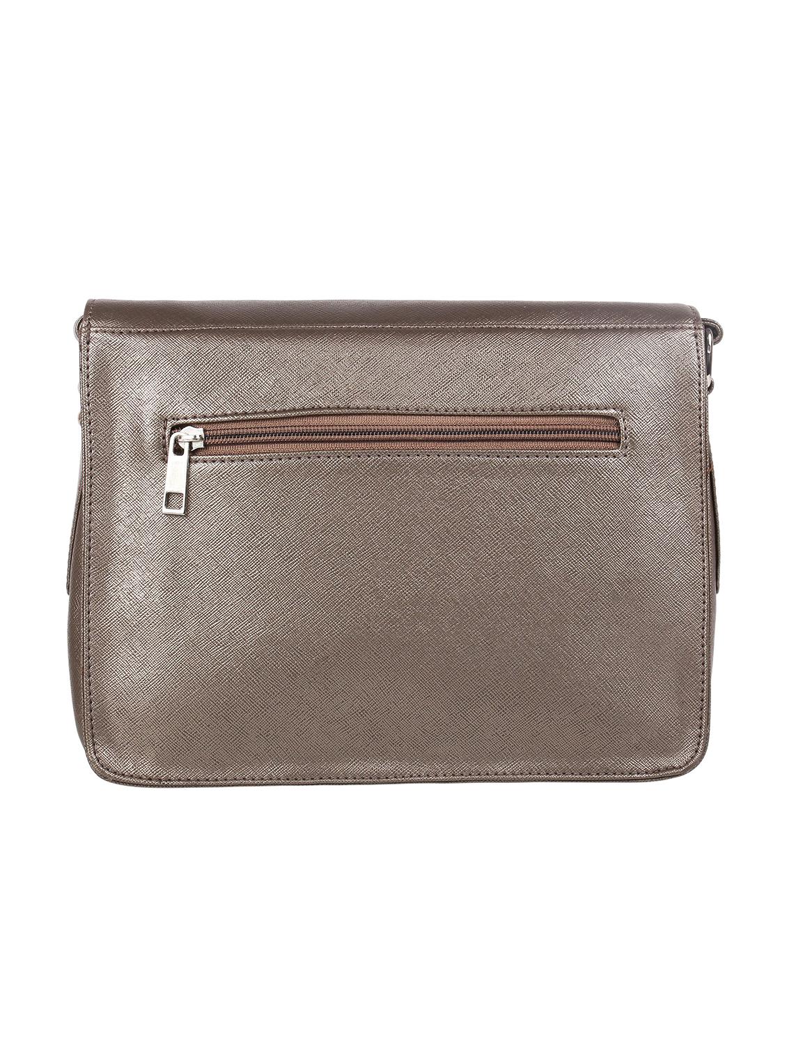 metallic leatherette regular sling bag - 16769492 - Standard Image - 1