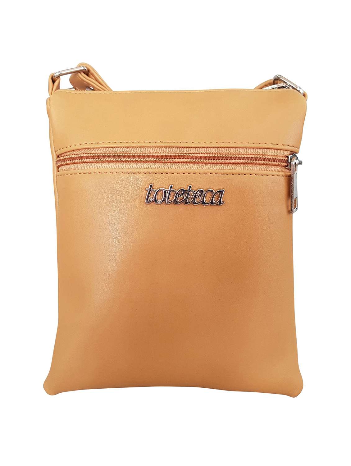 tan leatherette regular sling bag - 16769515 -  Standard Image - 1