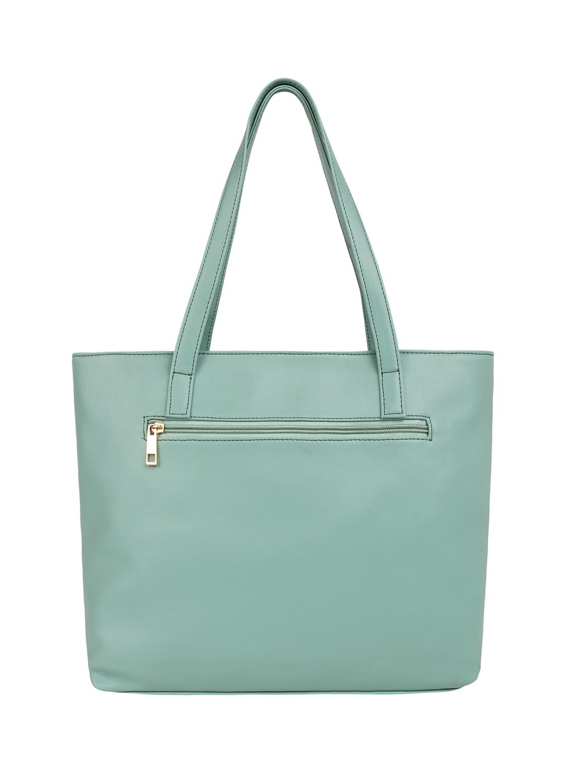 green leatherette regular handbag - 16769587 -  Standard Image - 1