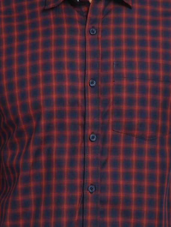 mens checks casual shirt - 16773417 - Standard Image - 4