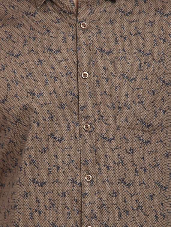 mens printed casual shirt - 16773432 - Standard Image - 4